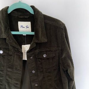 Olive Green Corduroy Jacket